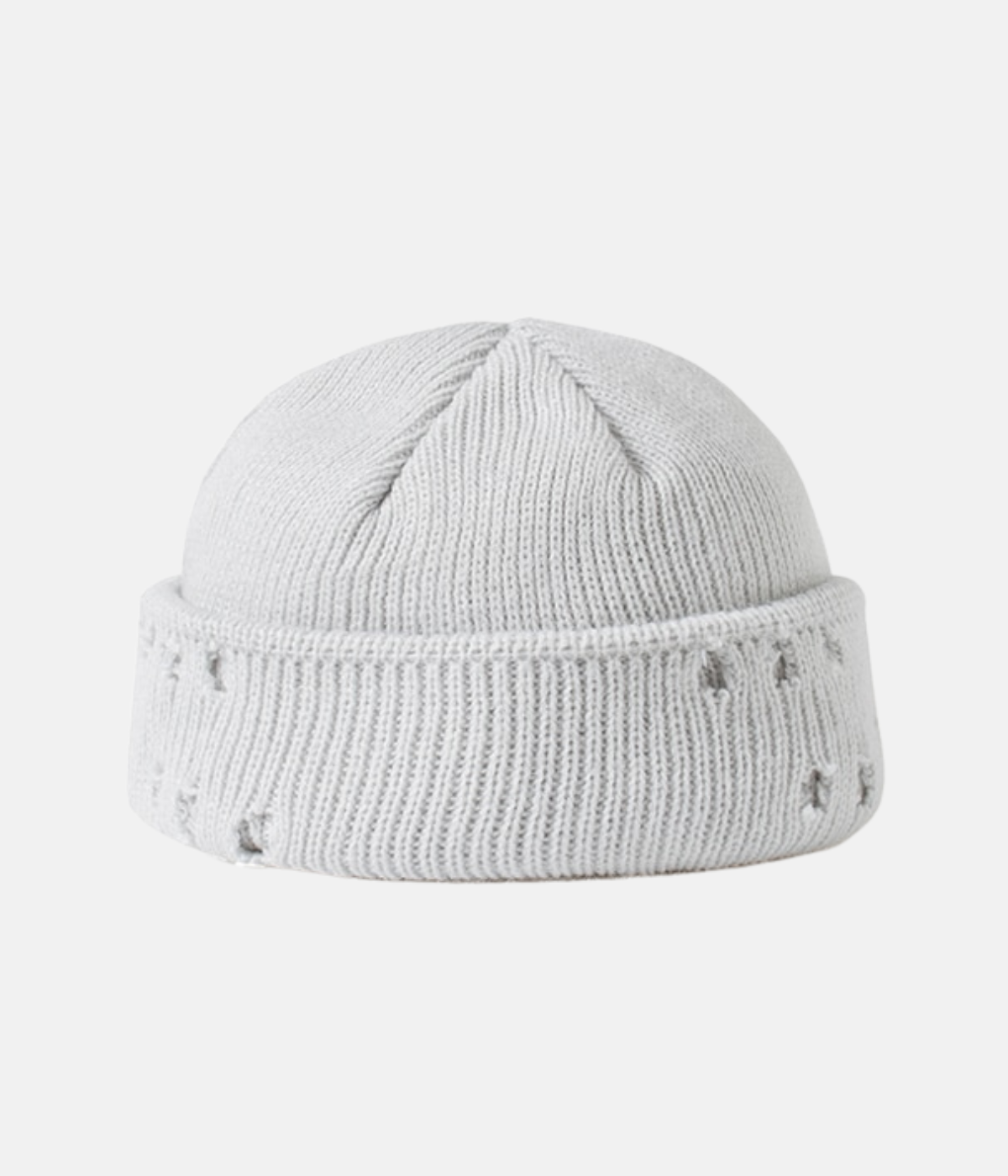RIPPED BEANIE GRAY - THE URBAN MOOD | Streetwear Store
