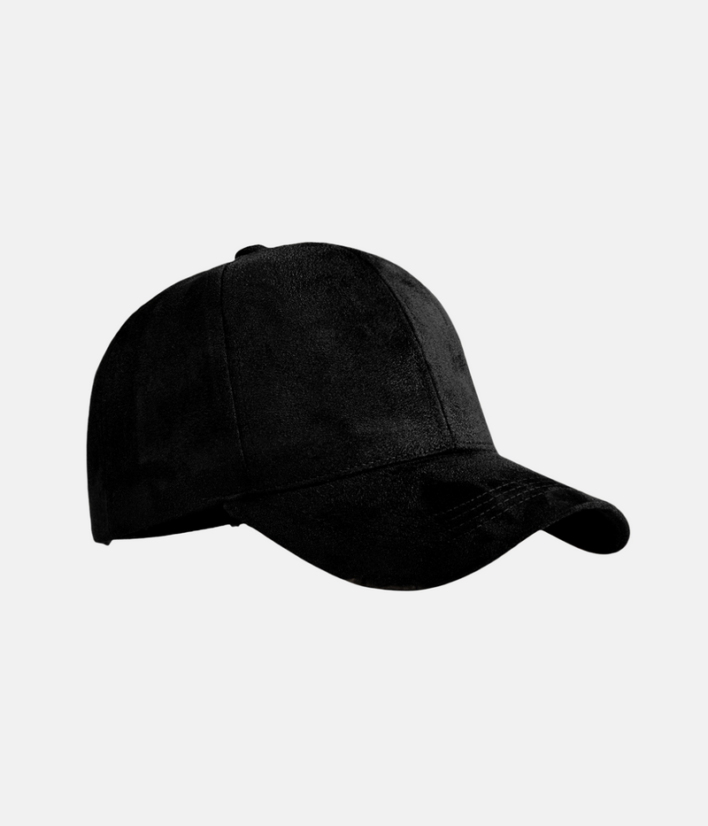 SUEDE CAP | BLACK - THE URBAN MOOD | Streetwear Store
