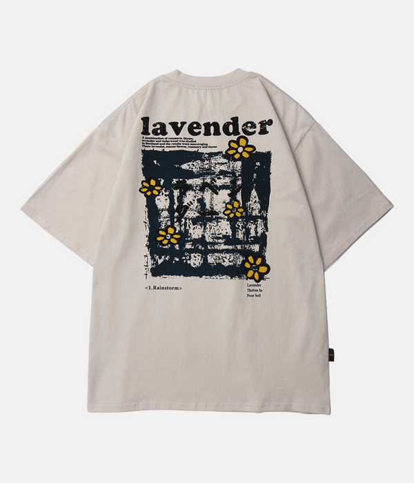LAVENDER TEE - THE URBAN MOOD | Streetwear Store