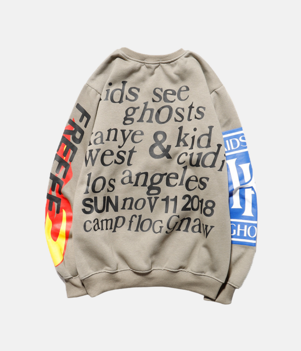 FEEL GHOSTS SWEATSHIRT - THE URBAN MOOD | Streetwear Store