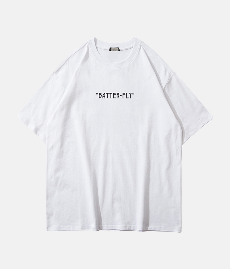 "BATTER-FLY" TEE - THE URBAN MOOD | Streetwear Store