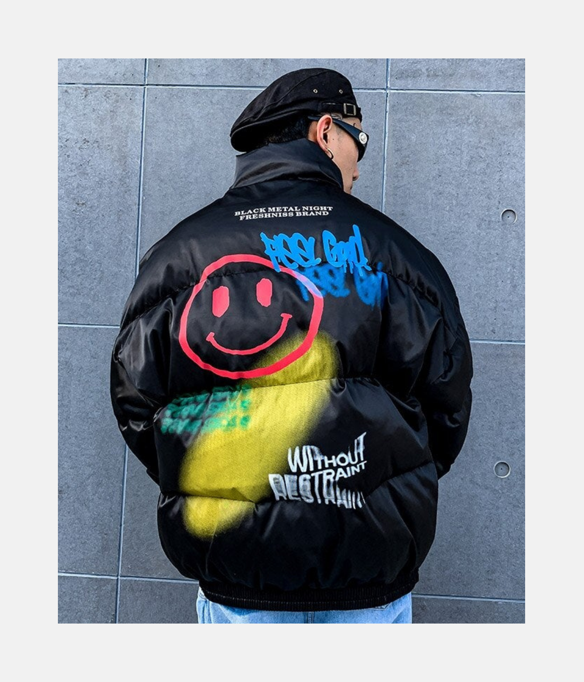 SMILEY JACKET - THE URBAN MOOD | Streetwear Store