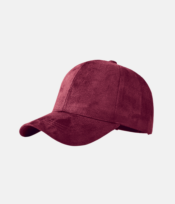 SUEDE CAP | RED - THE URBAN MOOD | Streetwear Store